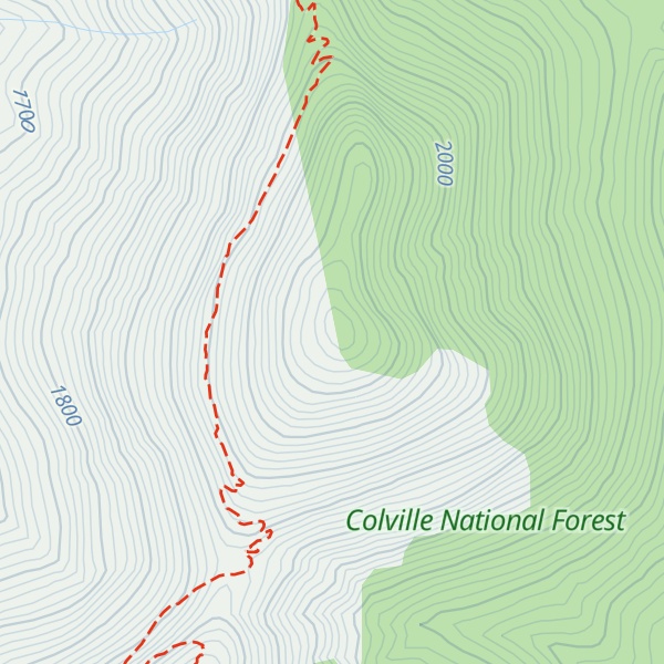 Map of Scar Mountain