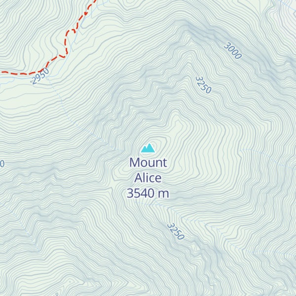 Map of Mount Alice