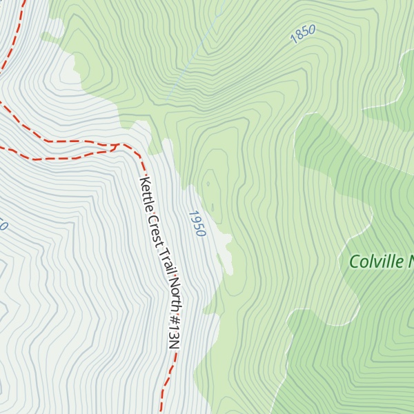 Map of Lambert Mountain