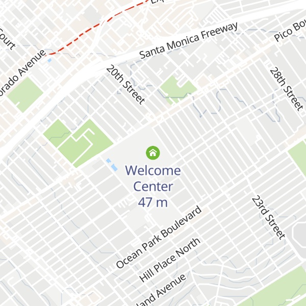Map of Welcome Center
