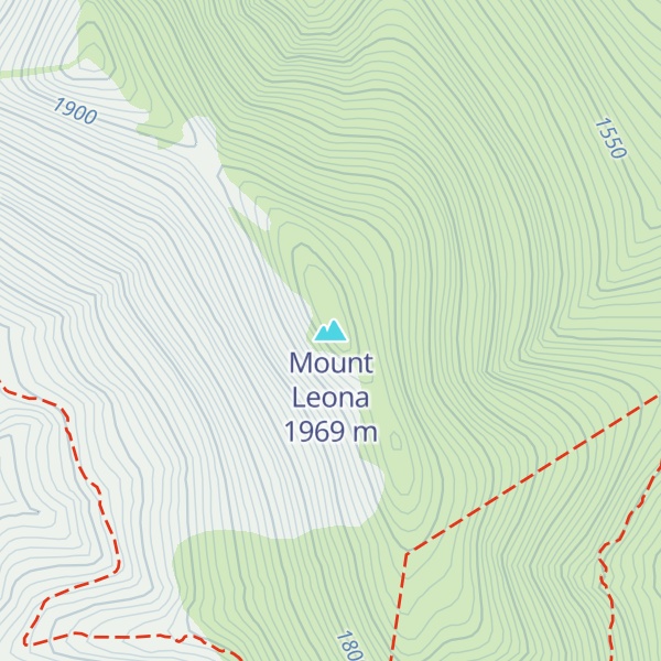 Map of Mount Leona