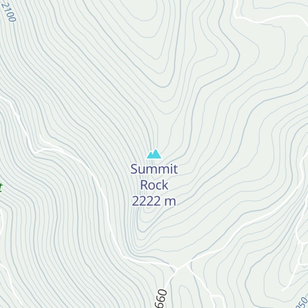 Map of Summit Rock