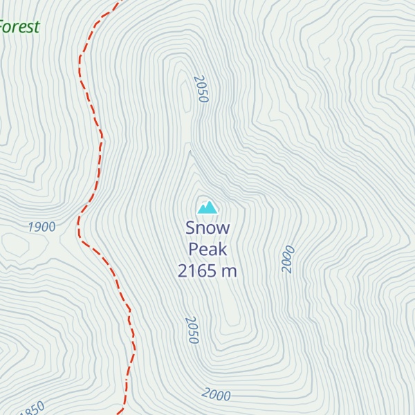 Map of Snow Peak