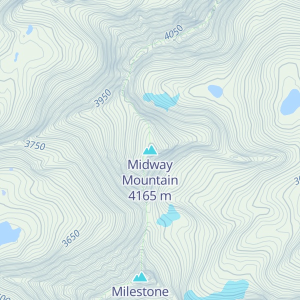 Map of Midway Mountain