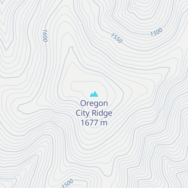 Map of Oregon City Ridge
