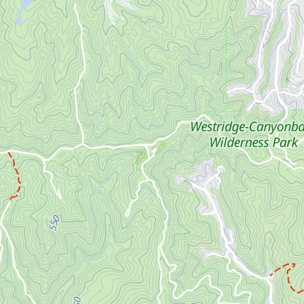 Map of San Vicente Mountain