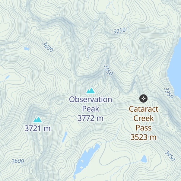 Map of Observation Peak