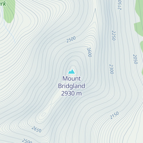 Map of Mount Bridgland
