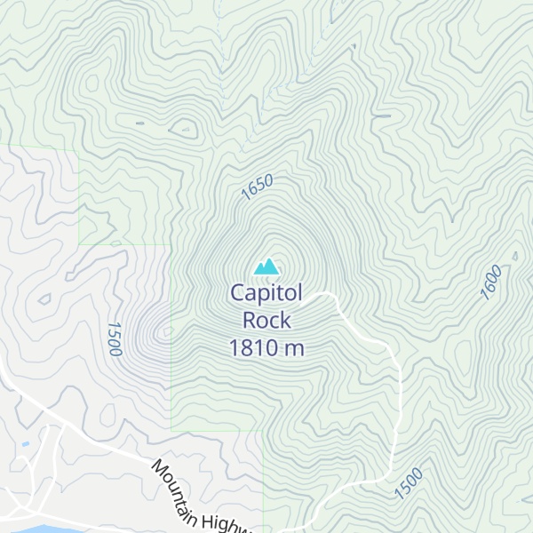 Map of Capitol Rock
