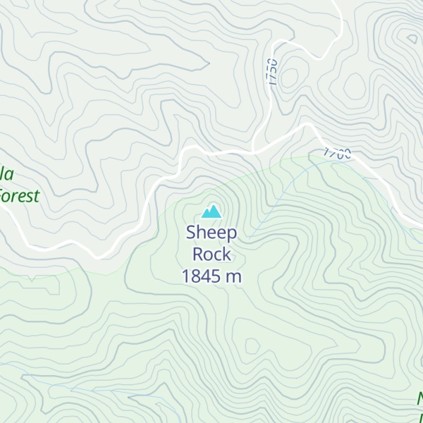 Map of Sheep Rock