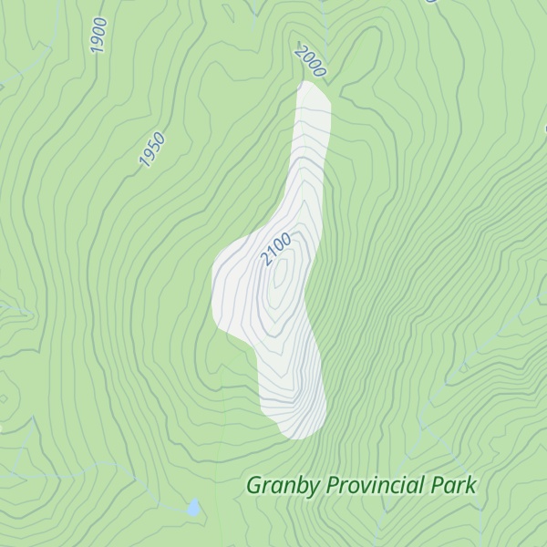 Map of Lightning Peak