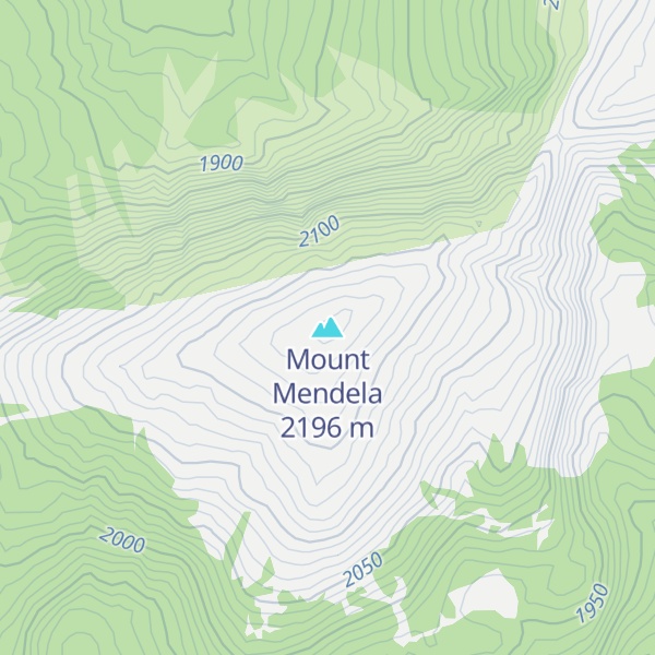 Map of Mount Mendela