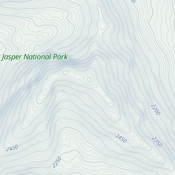 Map of Peak VC1