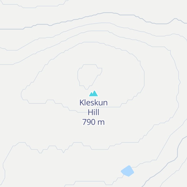 Map of Kleskun Hill