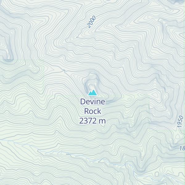 Map of Devine Rock