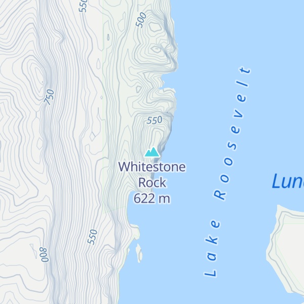 Map of Whitestone Rock