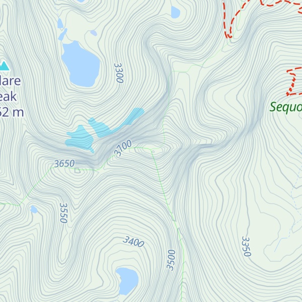 Map of Florence Peak