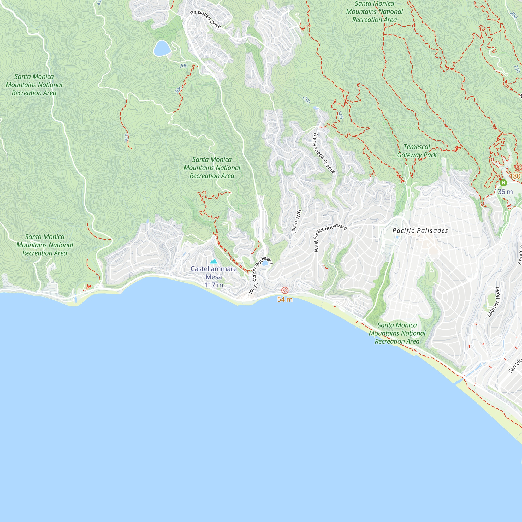Lake Shrine Visitor Center map