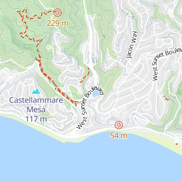 Map of Lake Shrine Visitor Center