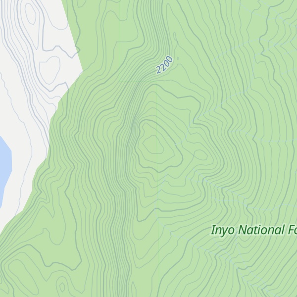 Map of Antelope Mountain