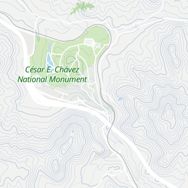 Map of Cesar E. Chavez National Monument Visitor Center