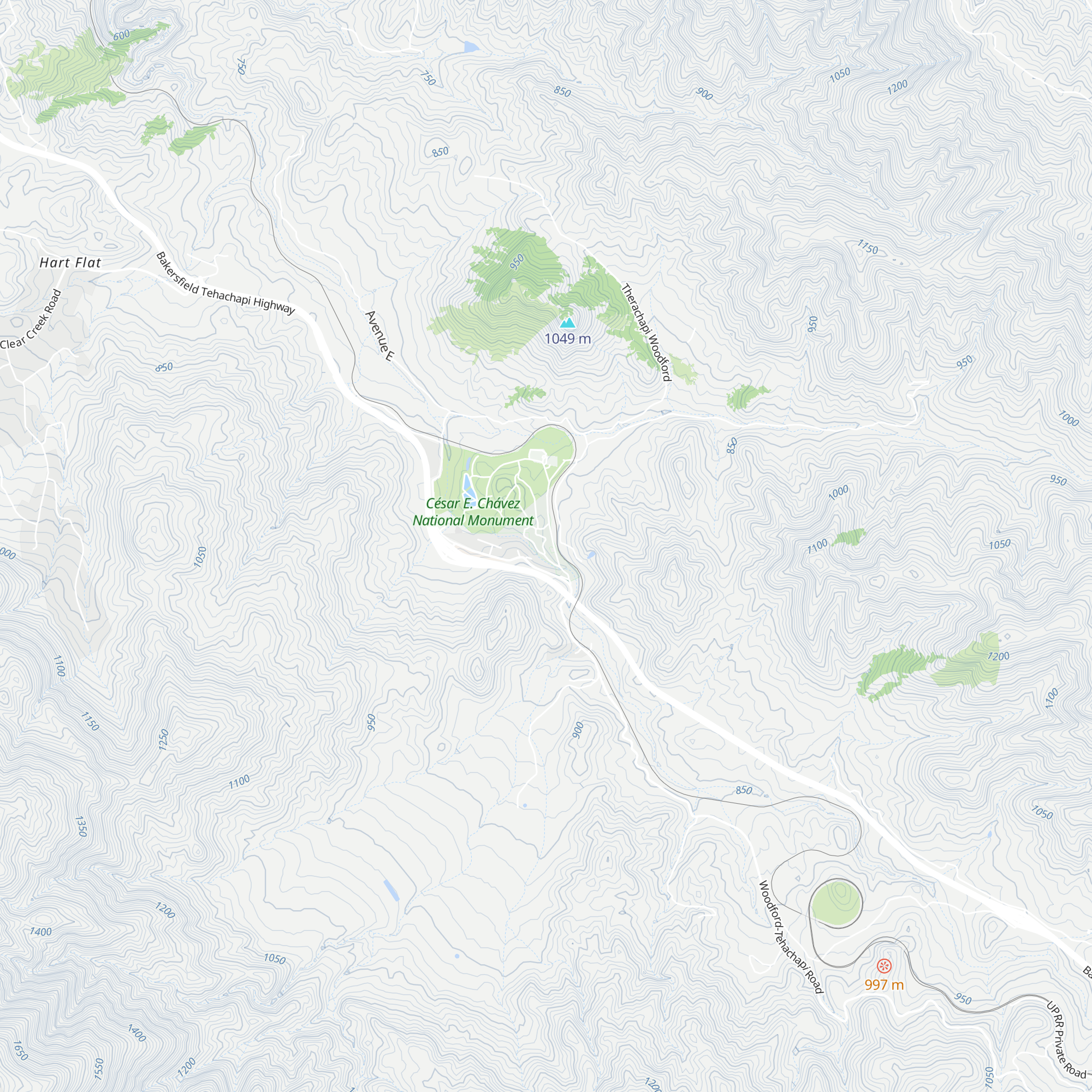 Cesar E. Chavez National Monument Visitor Center map