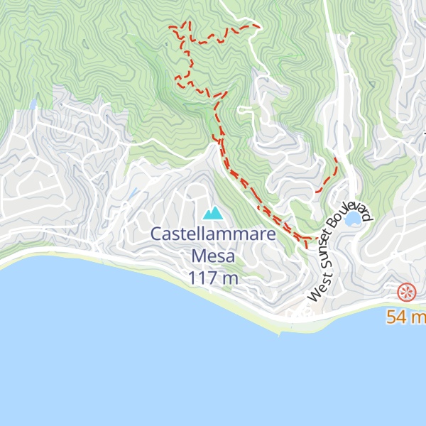 Map of Castellammare Mesa