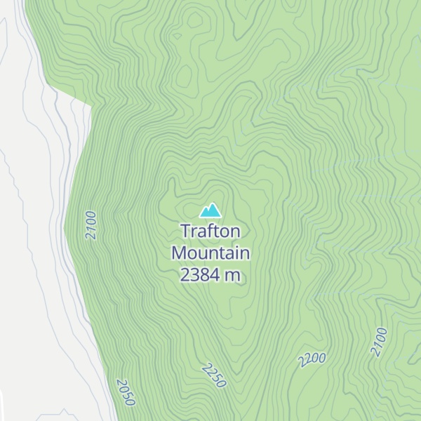 Map of Trafton Mountain