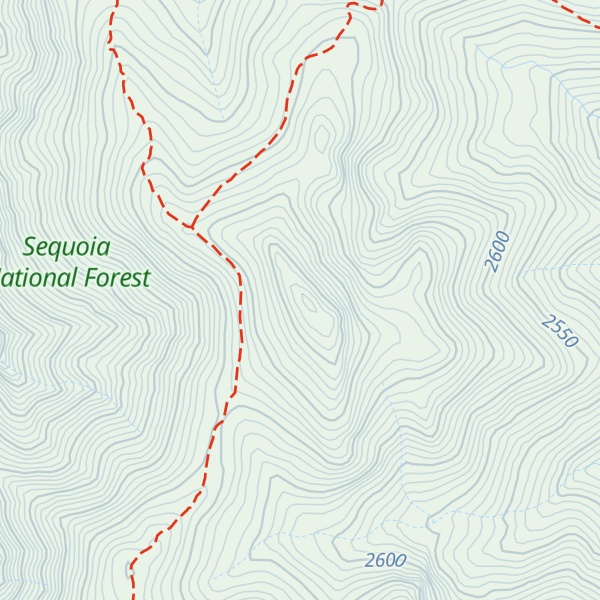 Map of Slate Mountain