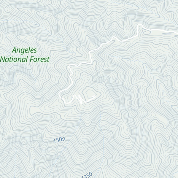 Map of Burnt Peak