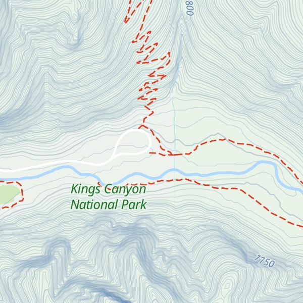 Map of Roads End Permit Station