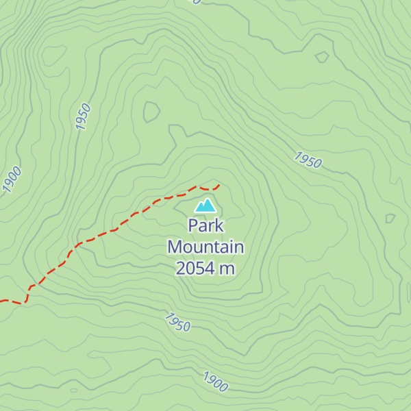 Map of Park Mountain