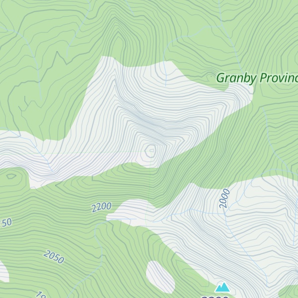 Map of Mount Tanner