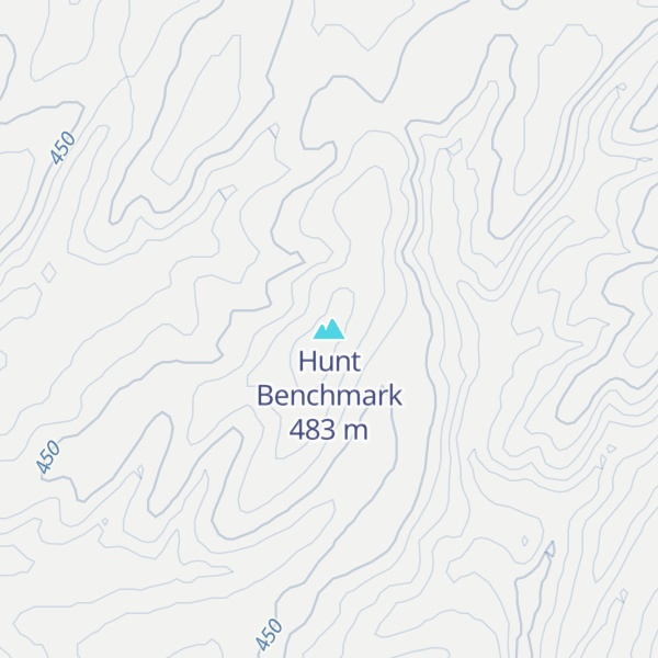 Map of Hunt Benchmark