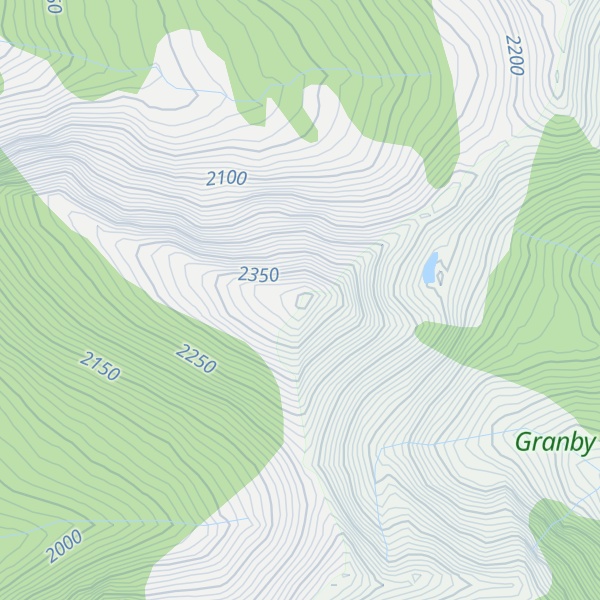 Map of Mount Cochrane