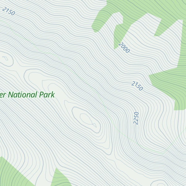 Map of Sirius Peak