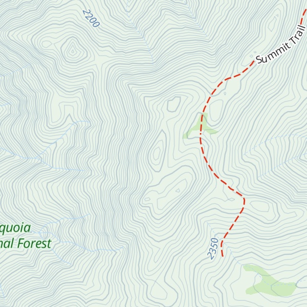 Map of Onion Meadow Peak