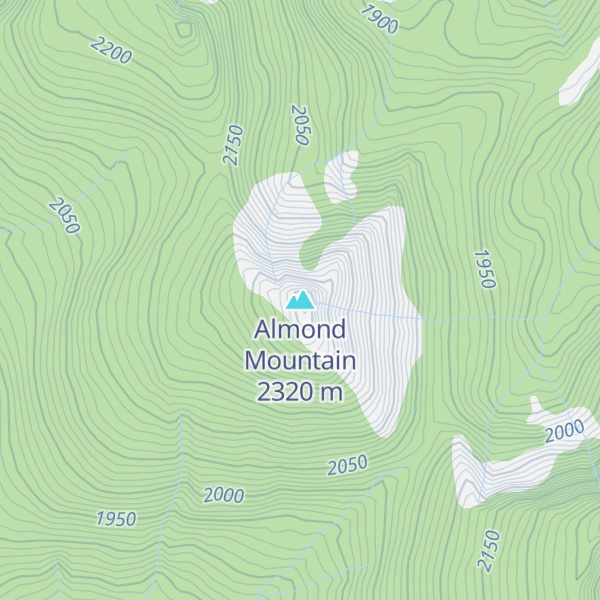 Map of Almond Mountain