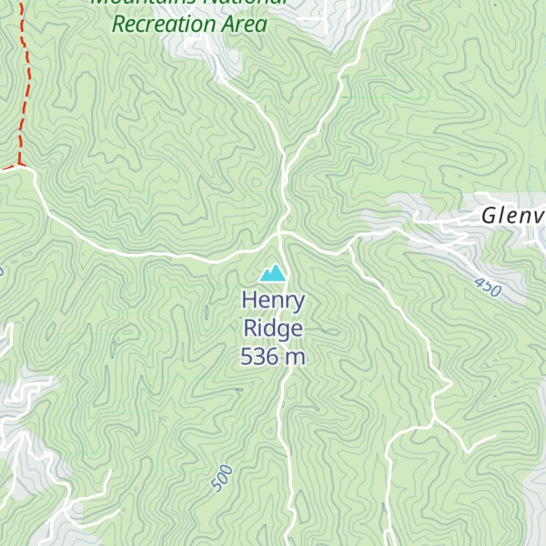 Map of Henry Ridge