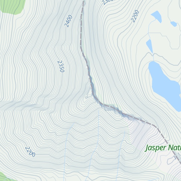 Map of O'Beirne Mountain
