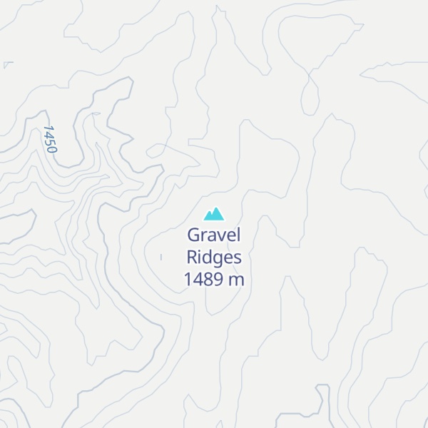 Map of Gravel Ridges