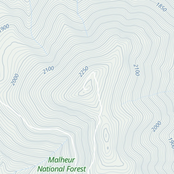 Map of Dixie Butte