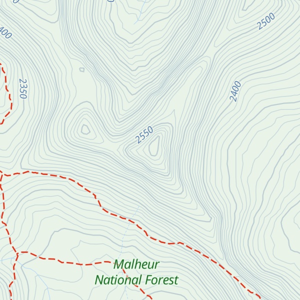 Map of Graham Mountain