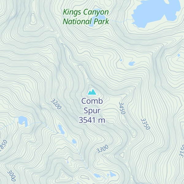 Map of Comb Spur