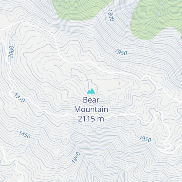 Map of Bear Mountain