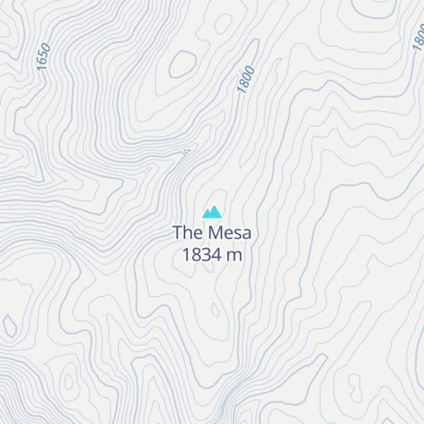 Map of The Mesa