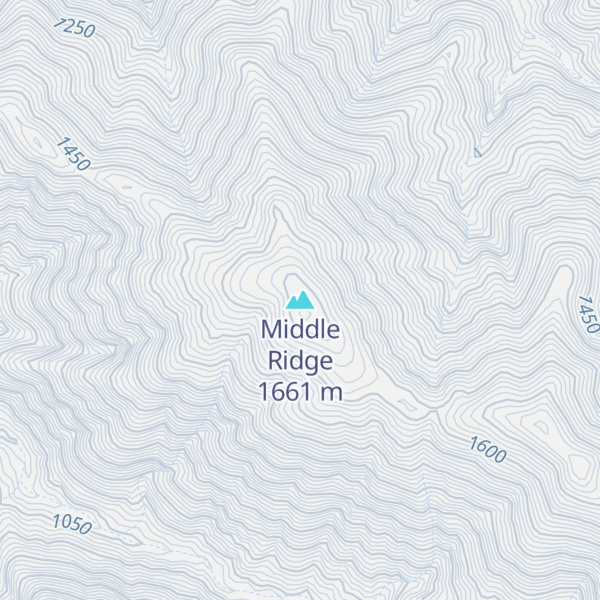 Map of Middle Ridge