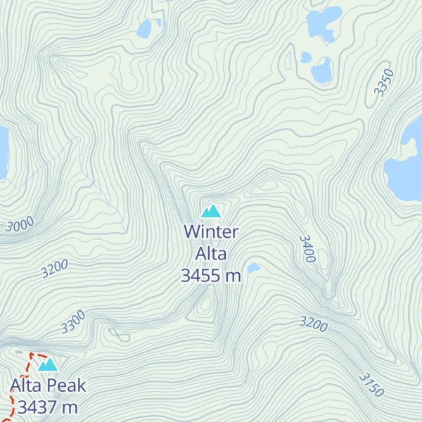 Map of Winter Alta
