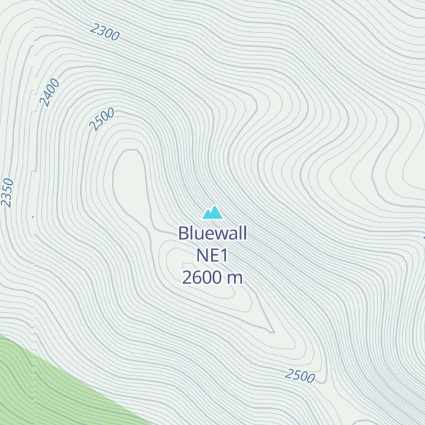 Map of Bluewall NE1