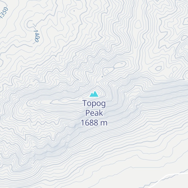 Map of Topog Peak